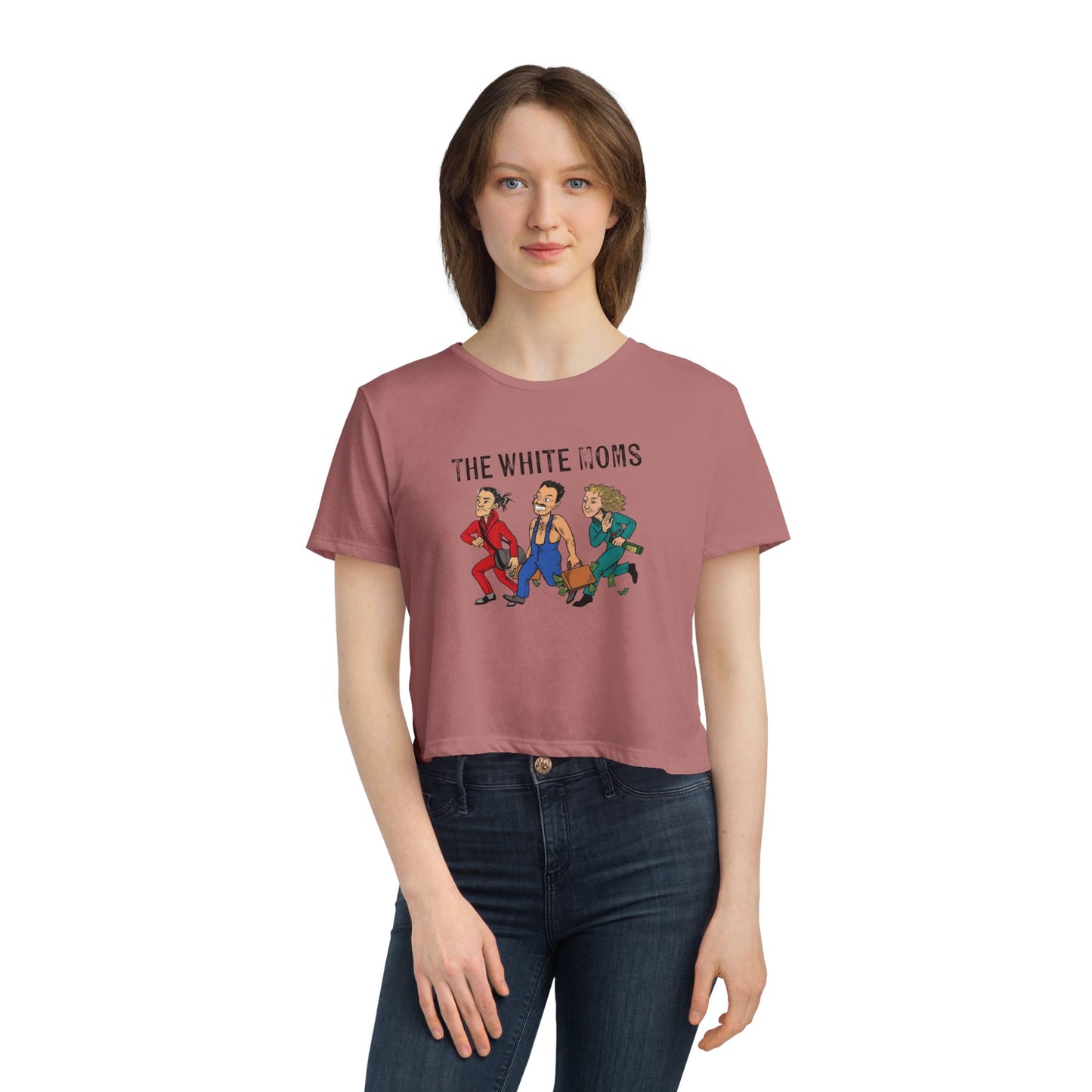 Cropped Tee Denver Hip Hop Trio The White Moms