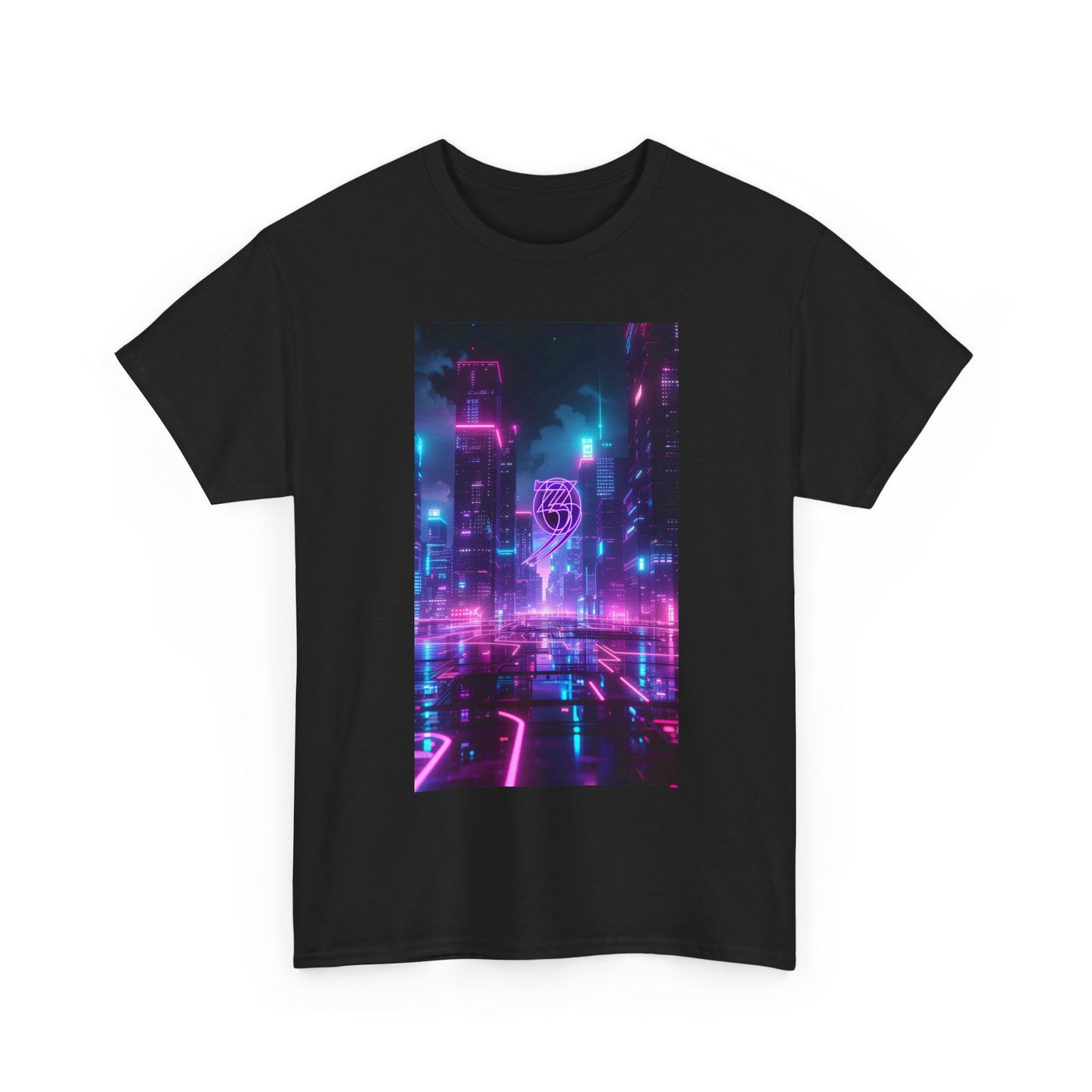 303 Crew Cyberpunk Cityscape T-Shirt