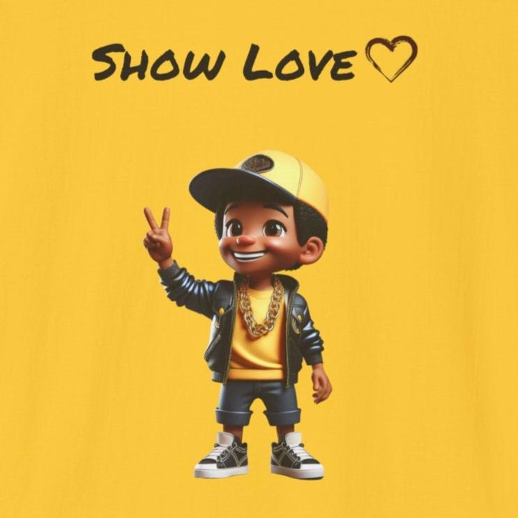 Urban Streetwear T-Shirt - "Show Love" Hip Hop Positive Uplifting Tee