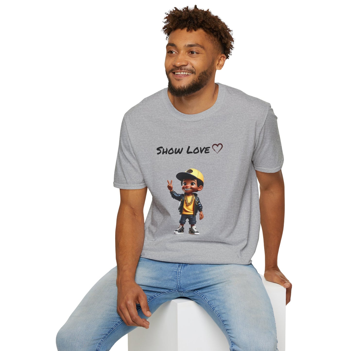 Urban Streetwear T-Shirt - "Show Love" Hip Hop Positive Uplifting Tee