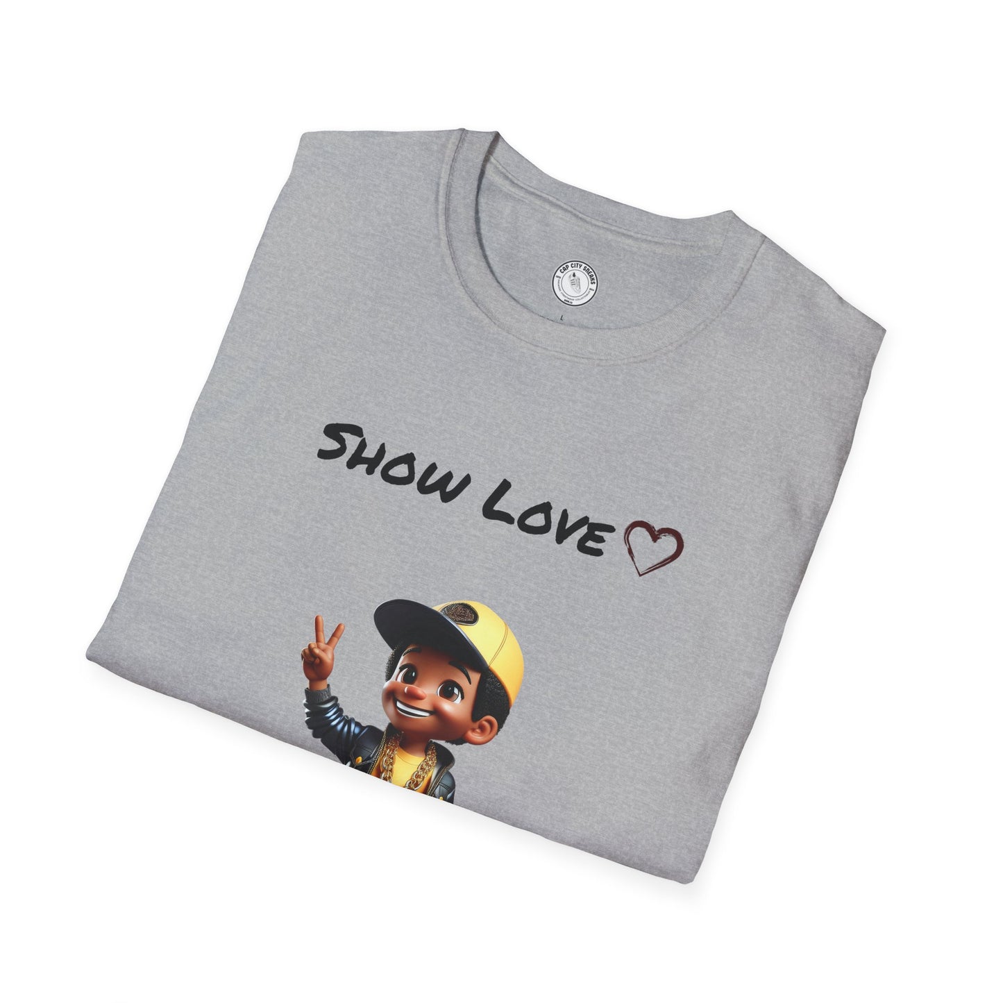 Urban Streetwear T-Shirt - "Show Love" Hip Hop Positive Uplifting Tee